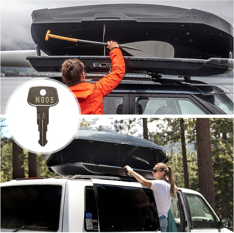 VIDABTE N005 Thule Series Frame Keys, N005 Key Replacement for Thule Ski, Roof, Cargo Box, Carrier Racks and Crossbar [Code N005] - Image 4